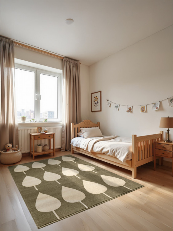 Dětský koberec Adventures 106215 Green Cream č.5