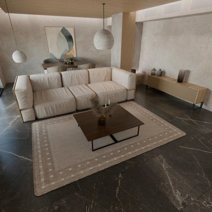 Kusový koberec Leona 1963-111 béžová č.4