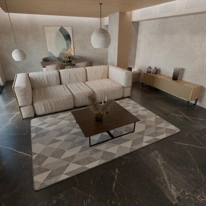 Kusový koberec Leona 19646-811 šedý č.2