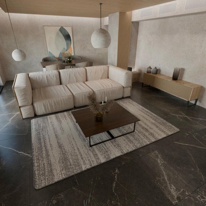 Kusový koberec Leona 19735-811 šedý č.2