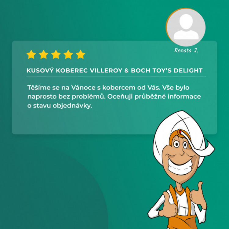 Kusový koberec Villeroy & Boch Toy's delight s potiskem 106193 Green, Multicolor č.3