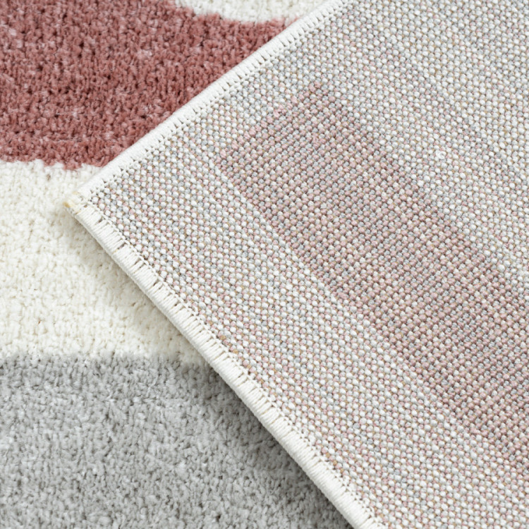 Kusový koberec Fusion 0213 white/dark pink č.7