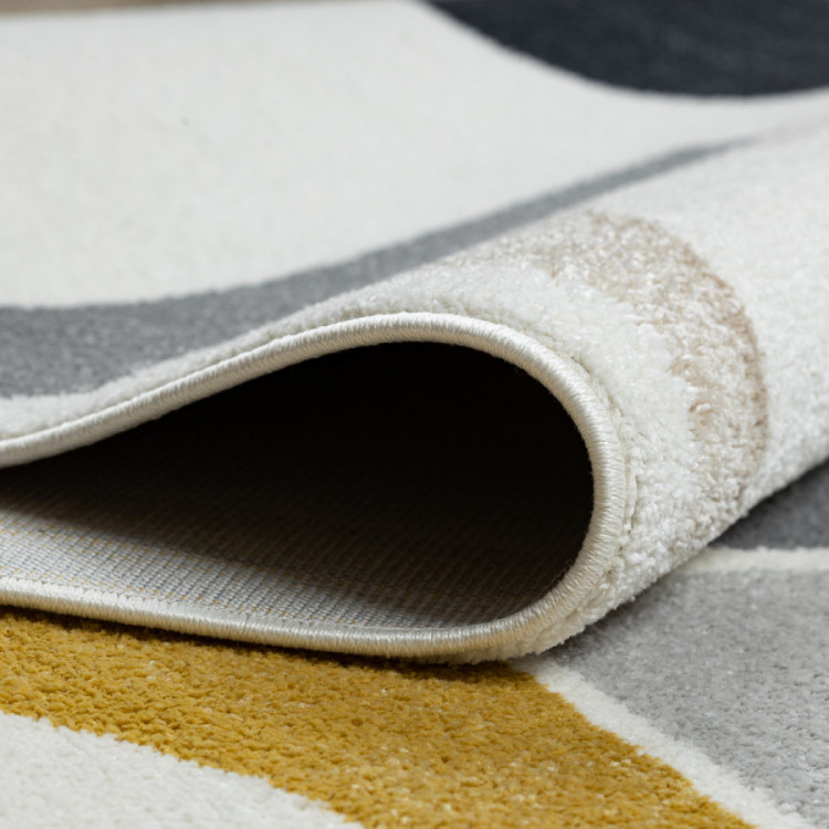 Kusový koberec Fusion 0213 white/yellow č.4