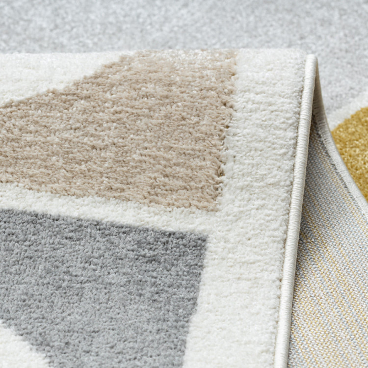 Kusový koberec Fusion 0213 white/yellow č.5