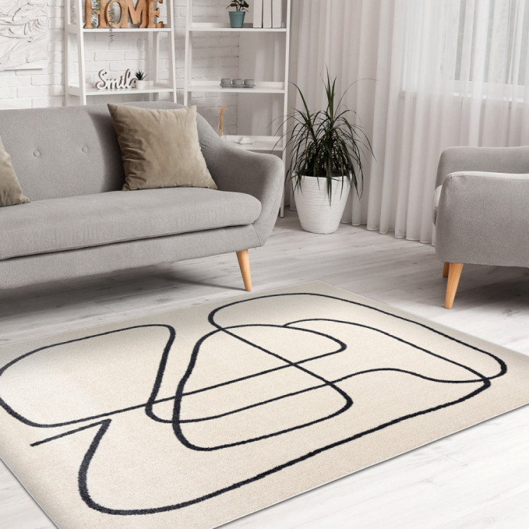 Kusový koberec Fusion 8297 cream/dark grey č.13