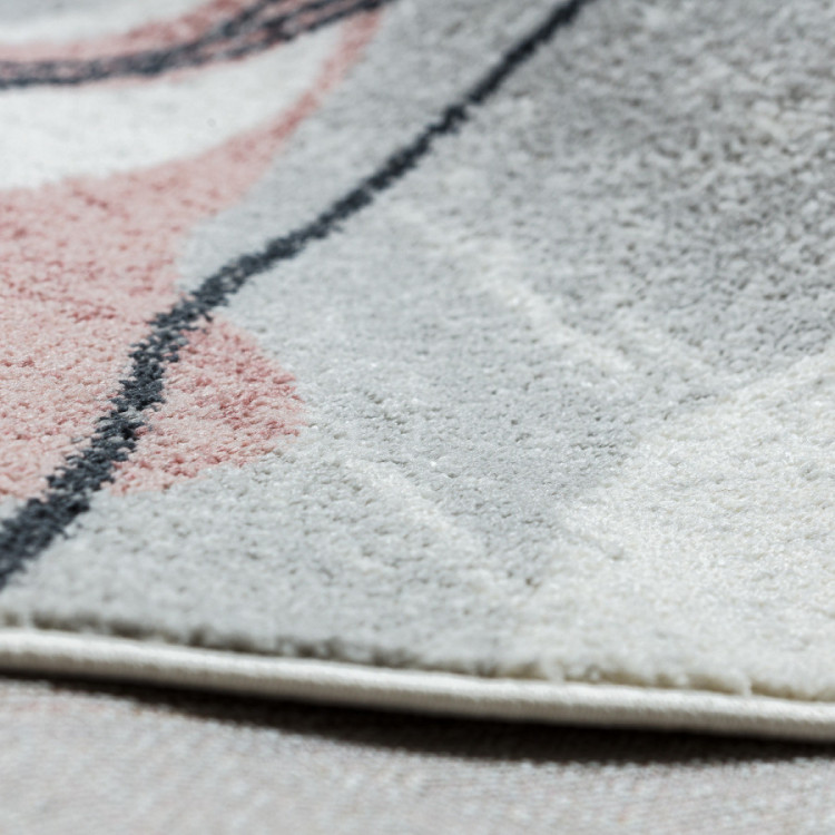 Kusový koberec Fusion 5868 white/dark pink č.2