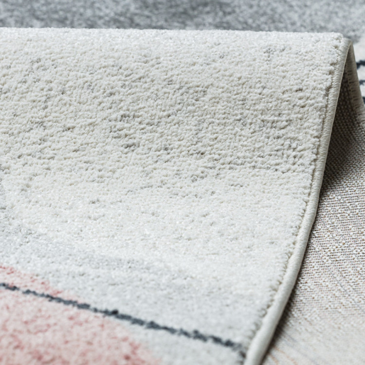 Kusový koberec Fusion 5868 white/dark pink č.3