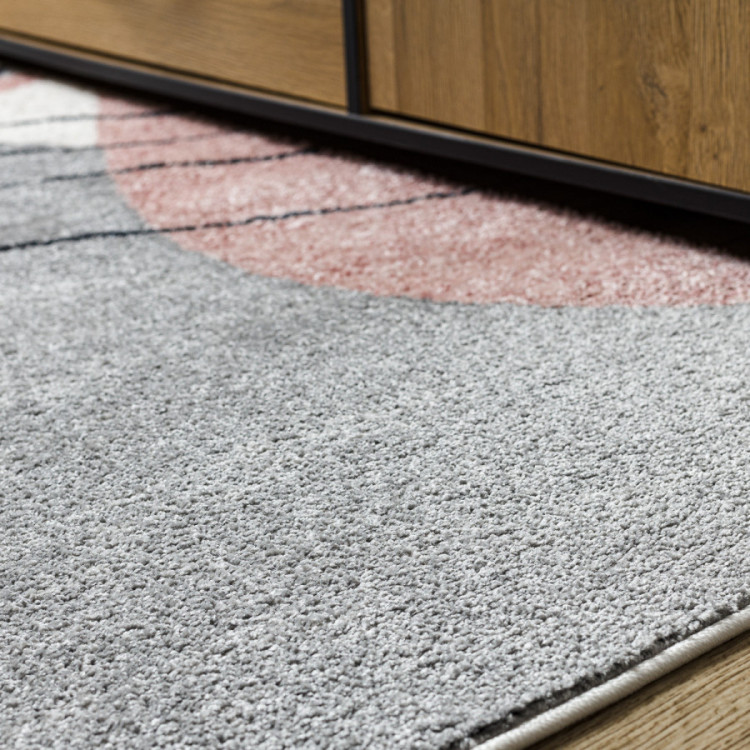 Kusový koberec Fusion 5868 white/dark pink č.4