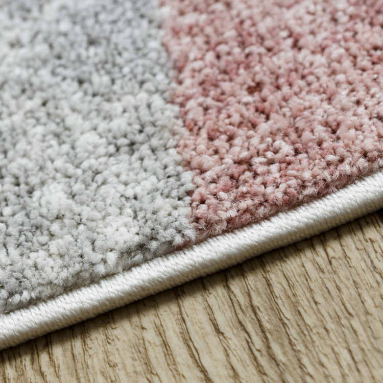 Kusový koberec Fusion 5868 white/dark pink č.5
