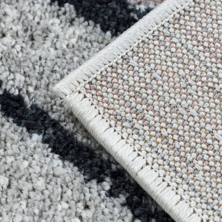 Kusový koberec Fusion 5868 white/dark pink č.8