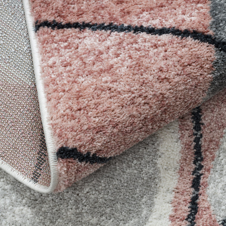 Kusový koberec Fusion 5868 white/dark pink č.9