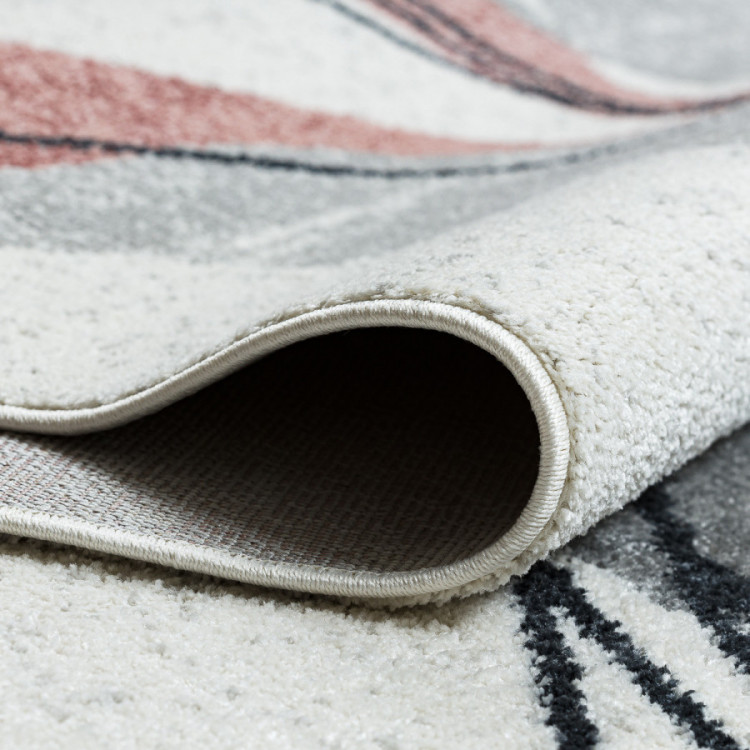 Kusový koberec Fusion 5868 white/dark pink č.12