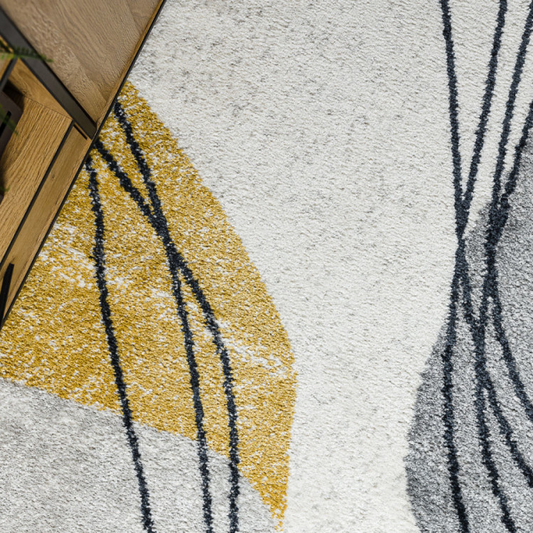 Kusový koberec Fusion 5868 white/yellow č.5