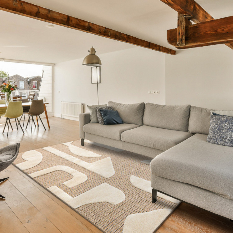 Kusový koberec Spark 0696A beige/cream č.8