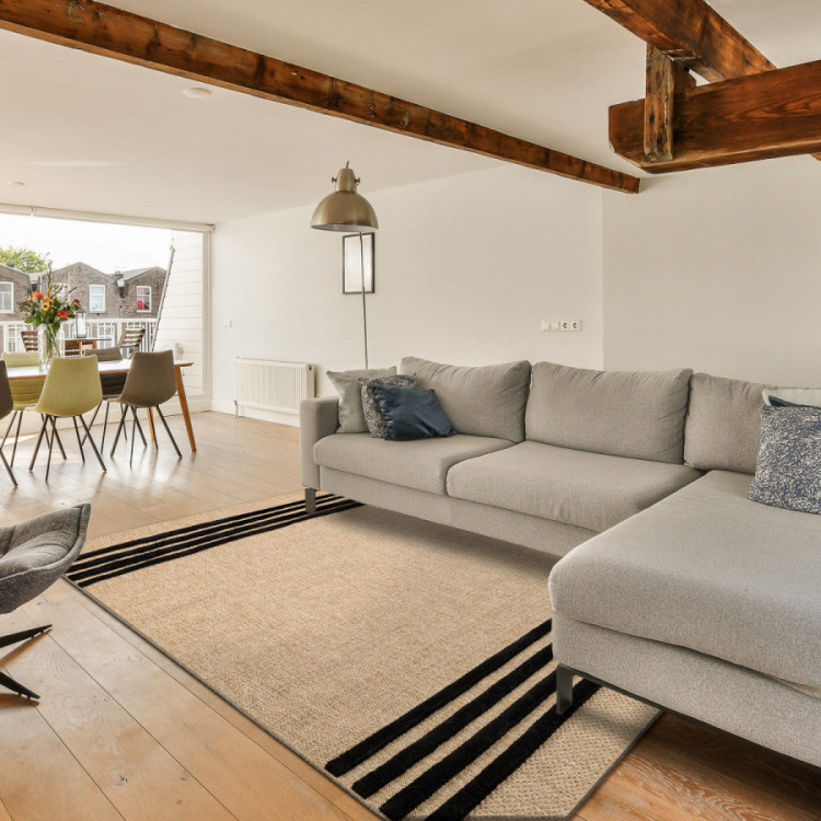 Kusový koberec Spark 0689 beige/black č.7