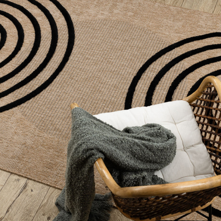 Kusový koberec Spark 0688 beige/black č.5