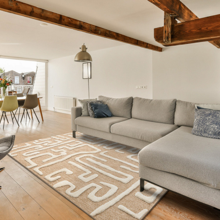 Kusový koberec Spark 0711A beige/cream č.6