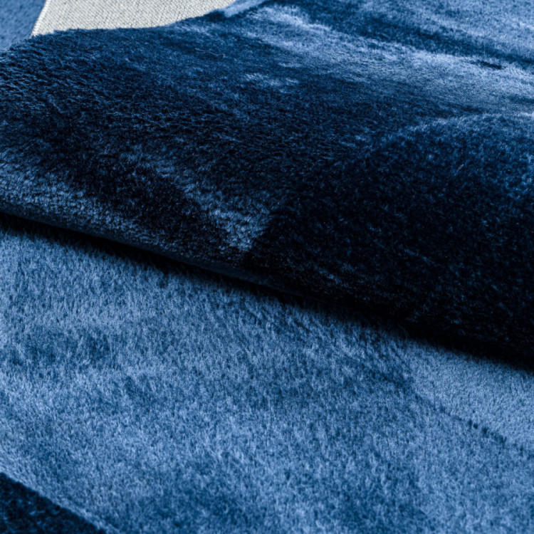 Kusový koberec Visco Rabbit Dark blue 10 č.2