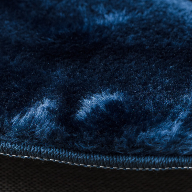 Kusový koberec Visco Rabbit Dark blue 10 kruh č.4