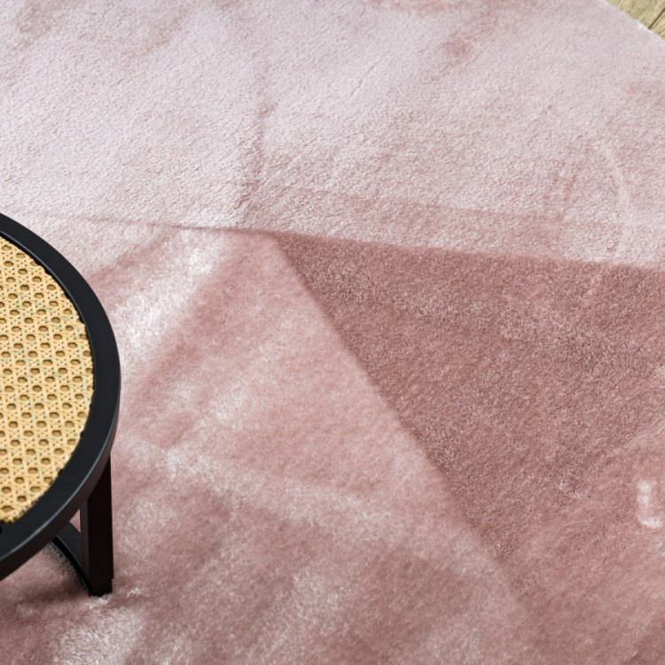 Kusový koberec Visco Rabbit Pink 8 kruh č.6