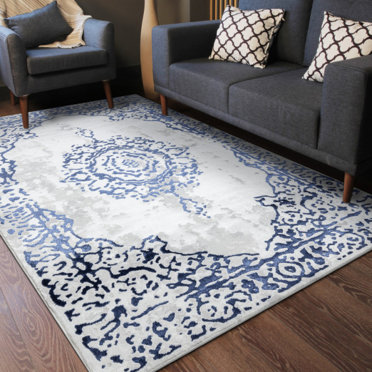 Kusový koberec Allure 1961 white/blue č.9