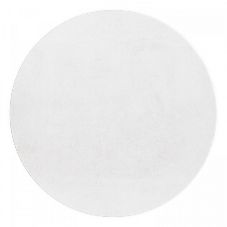 Kusový koberec Pouffy 5100 White kruh č.1