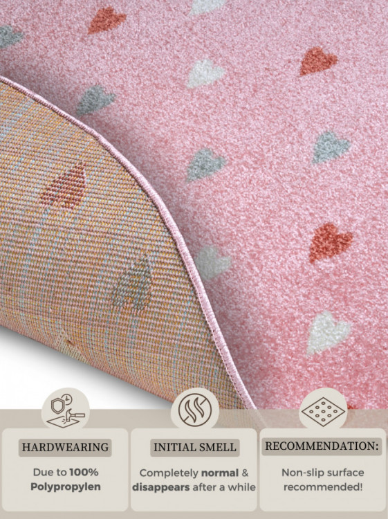 Dětský koberec Adventures 105951 Rose kruh č.5