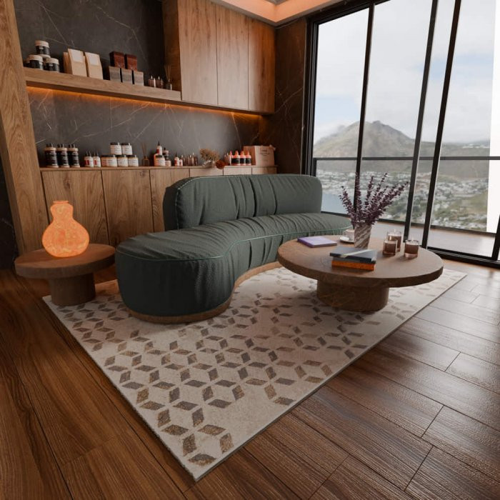 Kusový koberec Gava 06WSE béžový - 160 x 230 cm č.2