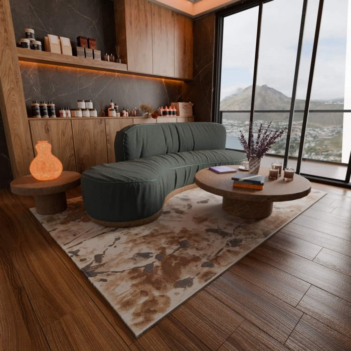 Kusový koberec Gava 29WHW béžovo šedý - 160 x 230 cm č.2