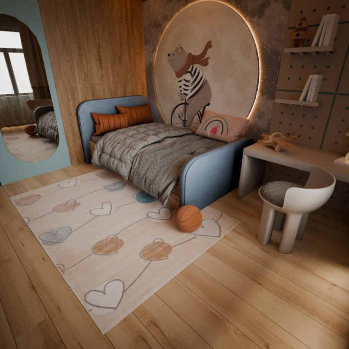 Kusový koberec Gava Kids 40VHV béžový - 160 x 230 cm č.2