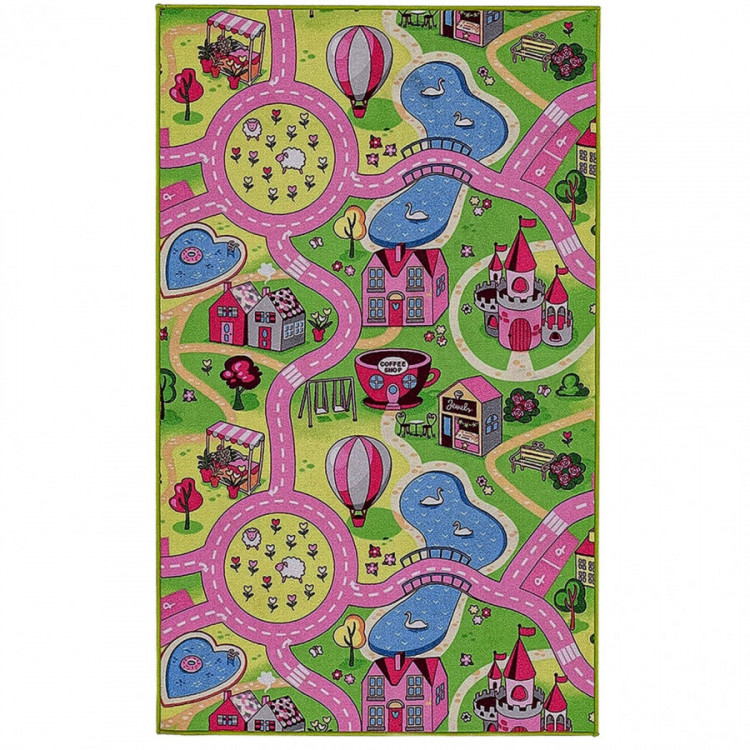 Dětský kusový koberec silnice Sweet Town č.1