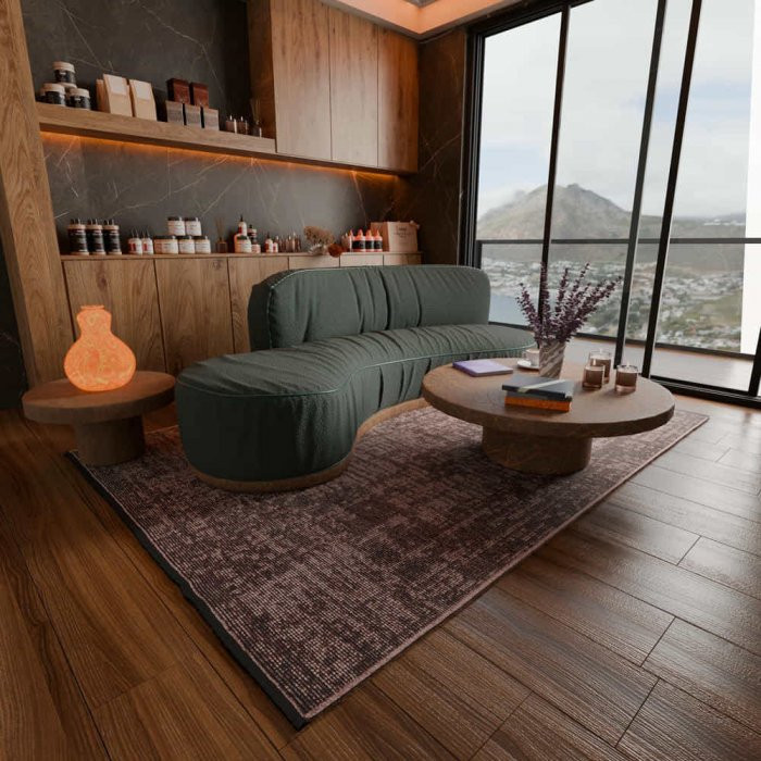 Kusový koberec State 01 LLL hnědofialový - 160 x 230 cm č.4