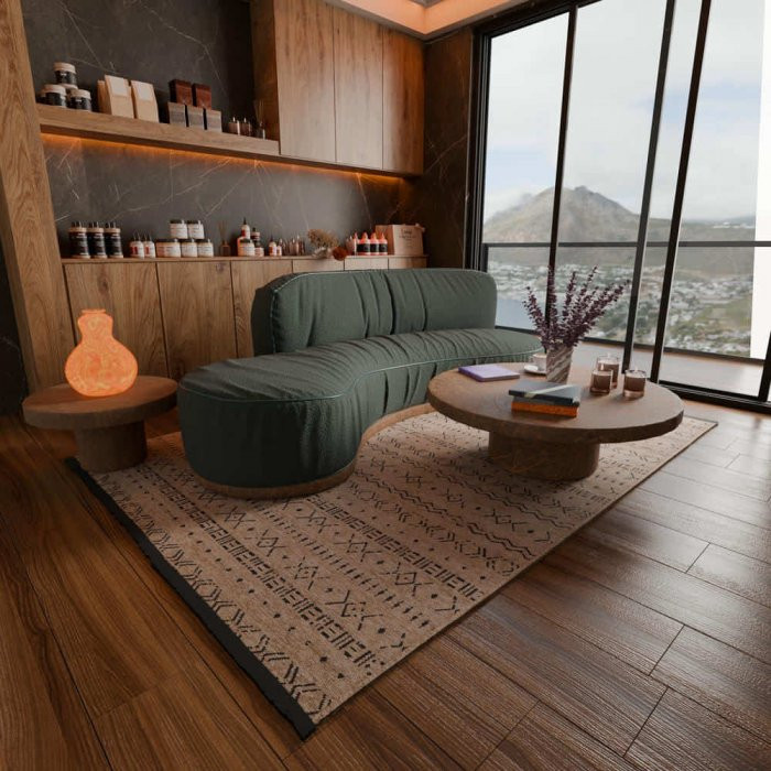 Kusový koberec Tribal 02 BBB hnědý č.4