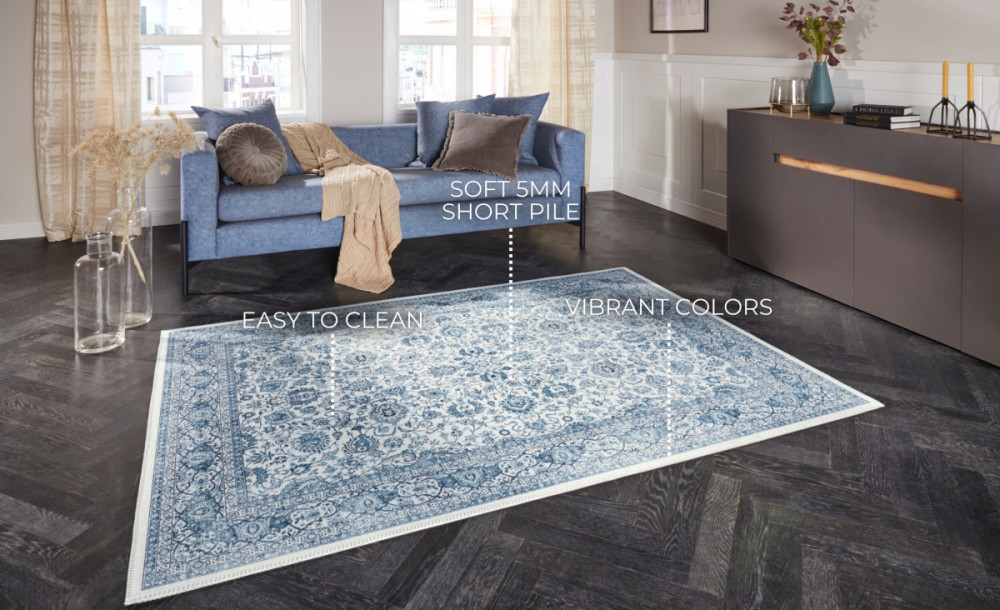 Kusový koberec Imagination 104219 Sapphire/Blue z kolekce Elle  č.4