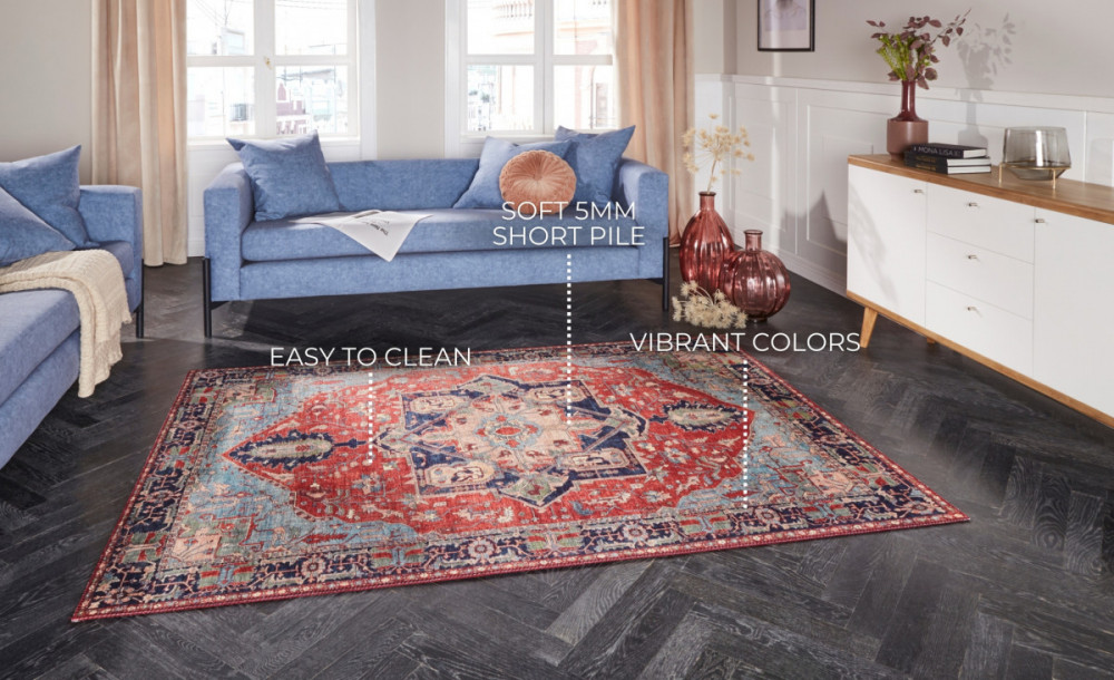 Kusový koberec Imagination 104207 Oriental/Red z kolekce Elle  č.8