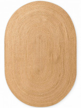 Kusový koberec Jute Braided 106005 Gold ovál