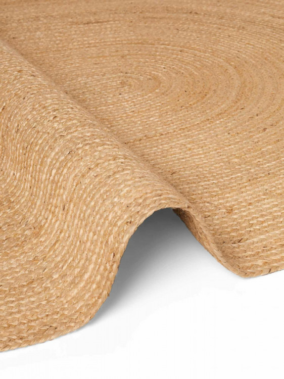 Kusový koberec Jute Braided 106005 Gold ovál č.3