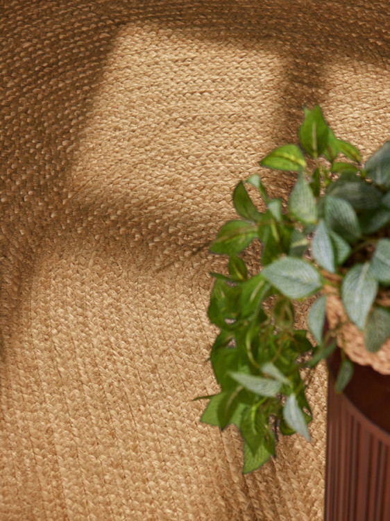 Kusový koberec Jute Braided 106005 Gold ovál č.4