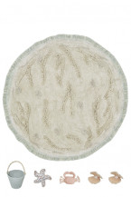 Dětský kusový koberec Play Island kruh