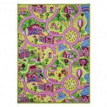 Dětský kusový koberec silnice Sweet Town