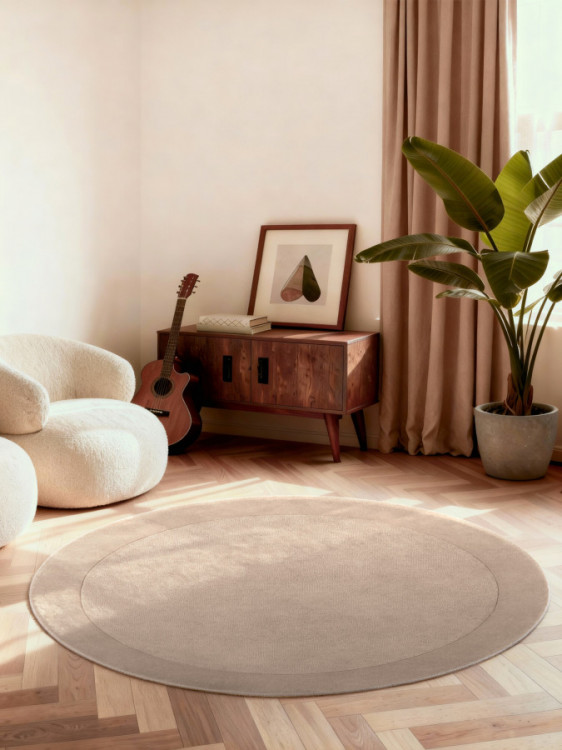 Kusový koberec Villeroy & Boch Kari 106282 Beige kruh č.7