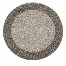 Kusový koberec Life Shaggy 1503 taupe kruh 