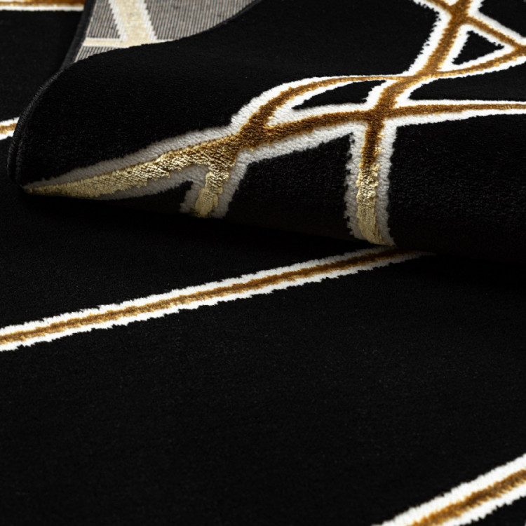 Kusový koberec Allure 1964 black/gold č.2