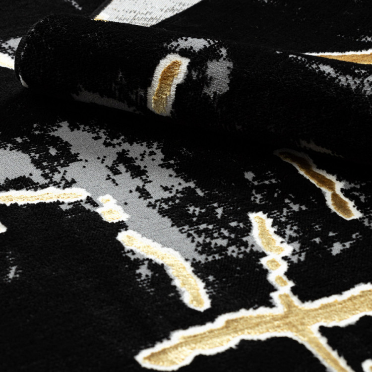 Kusový koberec Allure 1967 black/gold č.3