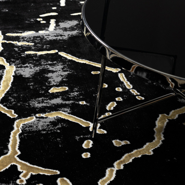 Kusový koberec Allure 1967 black/gold č.7