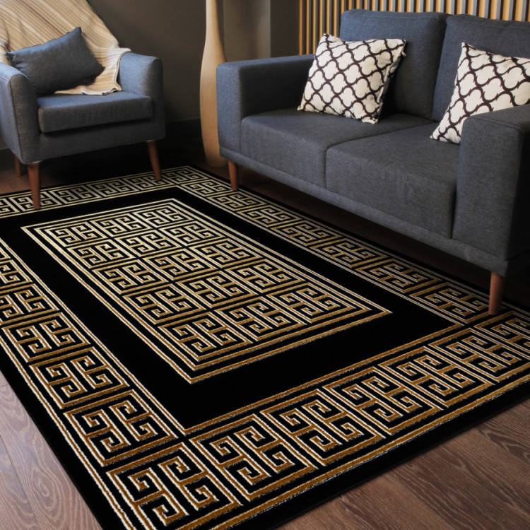 Kusový koberec Allure 1968 black/gold č.8