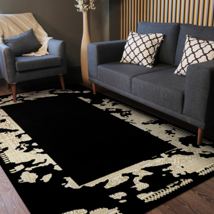 Kusový koberec Allure 1965 black/gold č.6