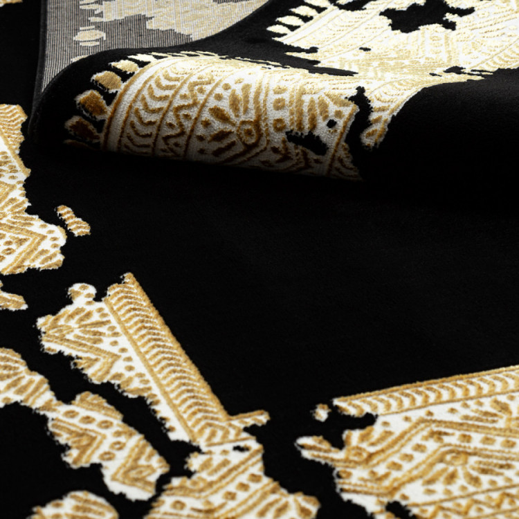 Kusový koberec Allure 1965 black/gold č.10