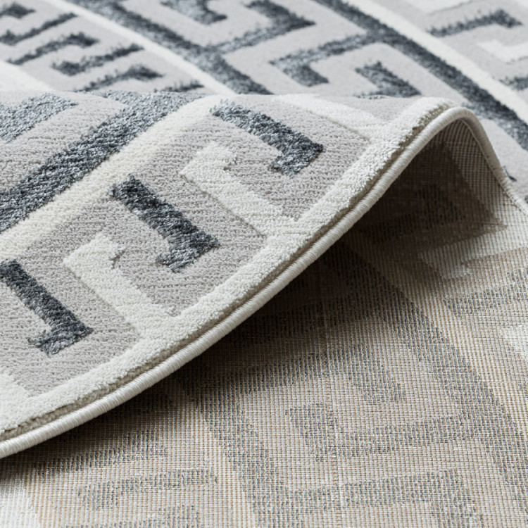 Kusový koberec Allure 1960 white/grey kruh č.4