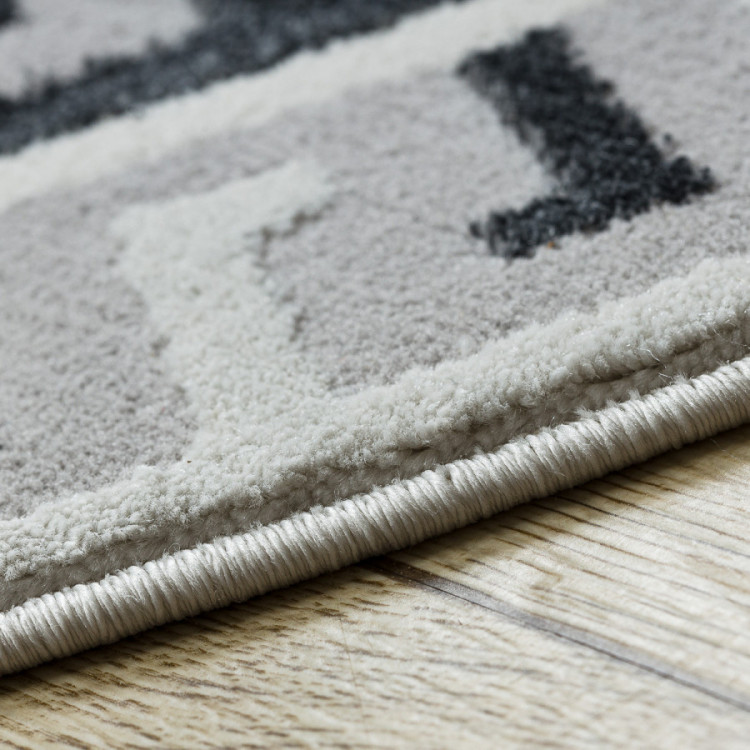 Kusový koberec Allure 1960 white/grey kruh č.6